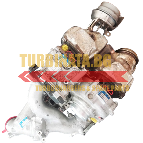 Би-Турбо Тестов мотор BorgWarner 10009401574 Mercedes CLA 2.0 163HP 2018+